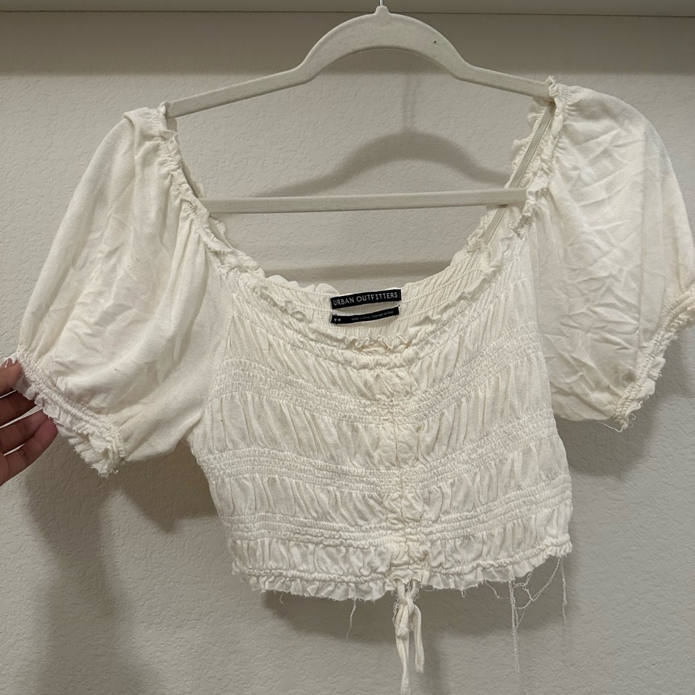 Scrunch Crop Top